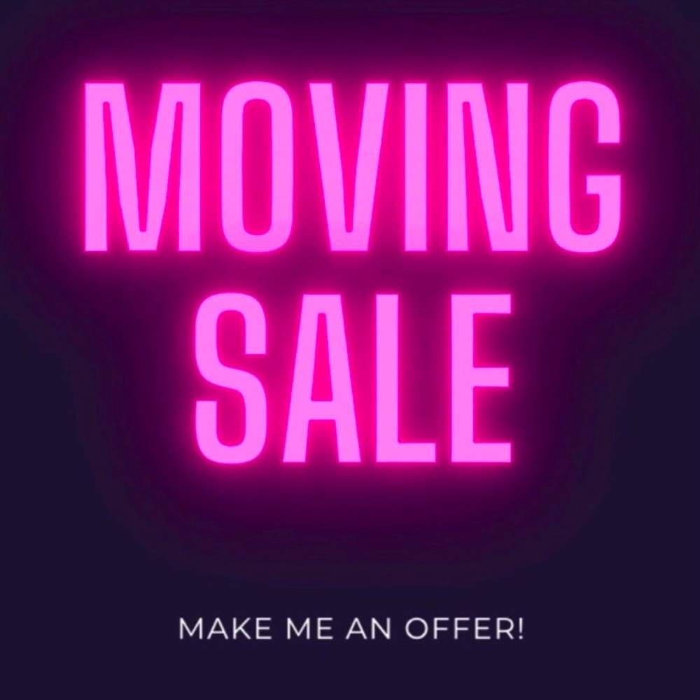 Moving Sale! Make me an offer, please! 😃